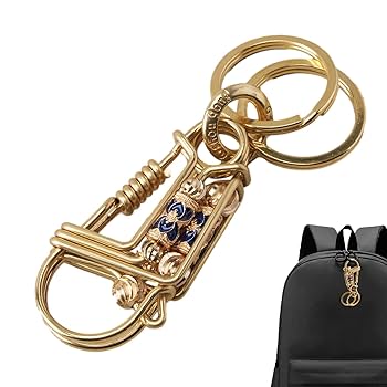 Amazon.co.jp: 真鍮キーホルダーカラビナ - ソリッドブラス